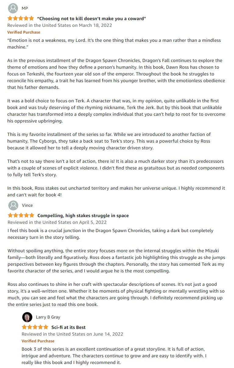 Dragon's Fall: Book Three (e-book)