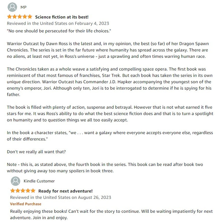 Warrior Outcast: Book Four (paperback)